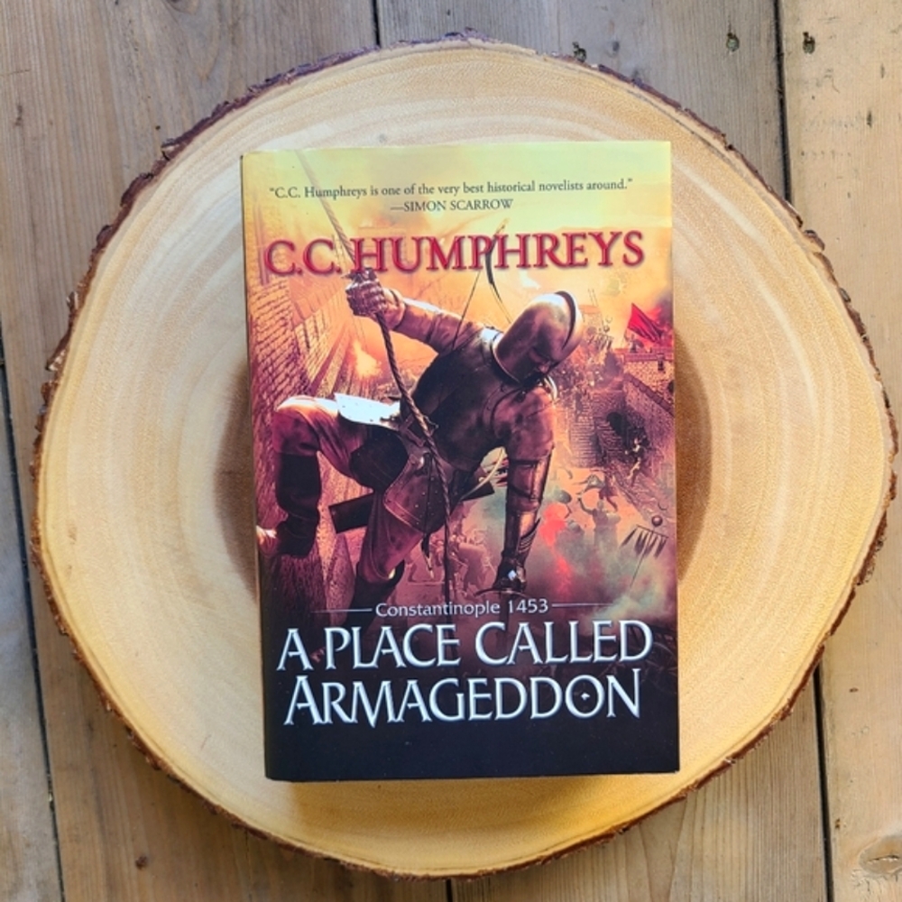 A PLACE CALLED ARMAGEDDON Hardcover Book CC Humphreys First USA Edition EUC